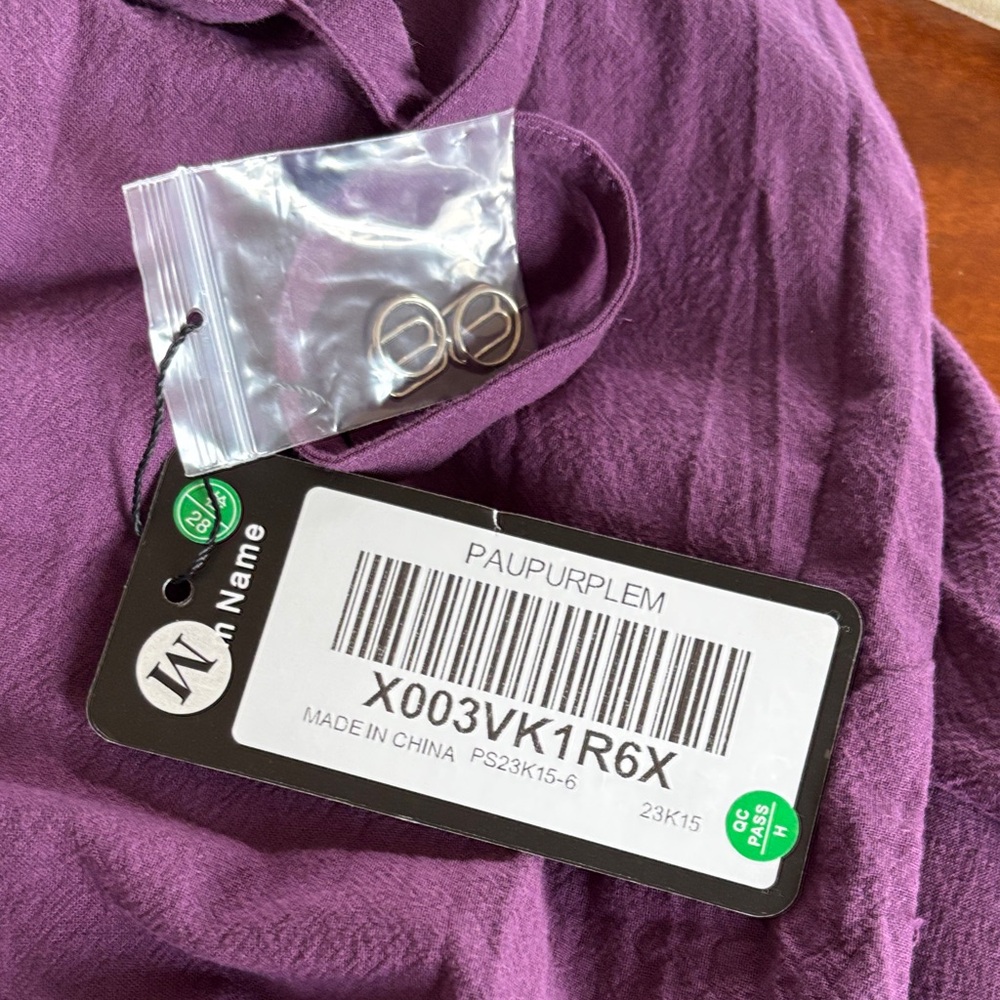 Yesno Purple Women's Jumpsuit. NWT - Picture 11 of 16